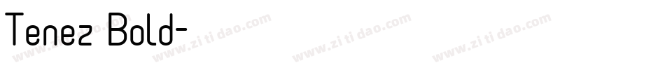 Tenez Bold字体转换